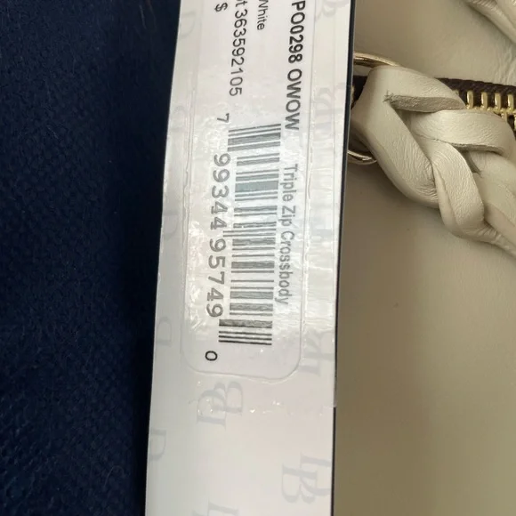 Dooney & Bourke Cream Crossbody Bag with Gold Accents - Picture 4 of 4